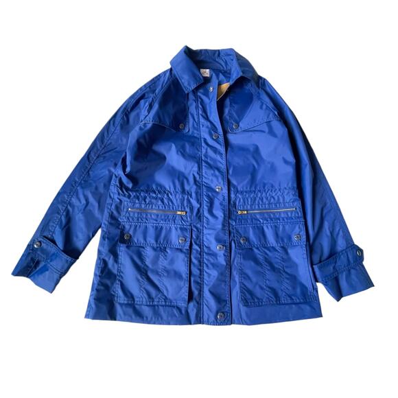 Peter Millar Women Nylon Utility Jacket Lightweight Waterproof Blue M EUC - Picture 2 of 13